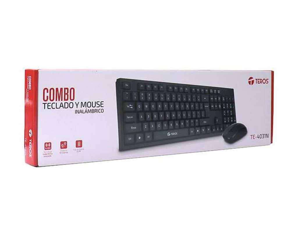 Kit Inalambrico Teclado+Mouse TEROS TE-4031N