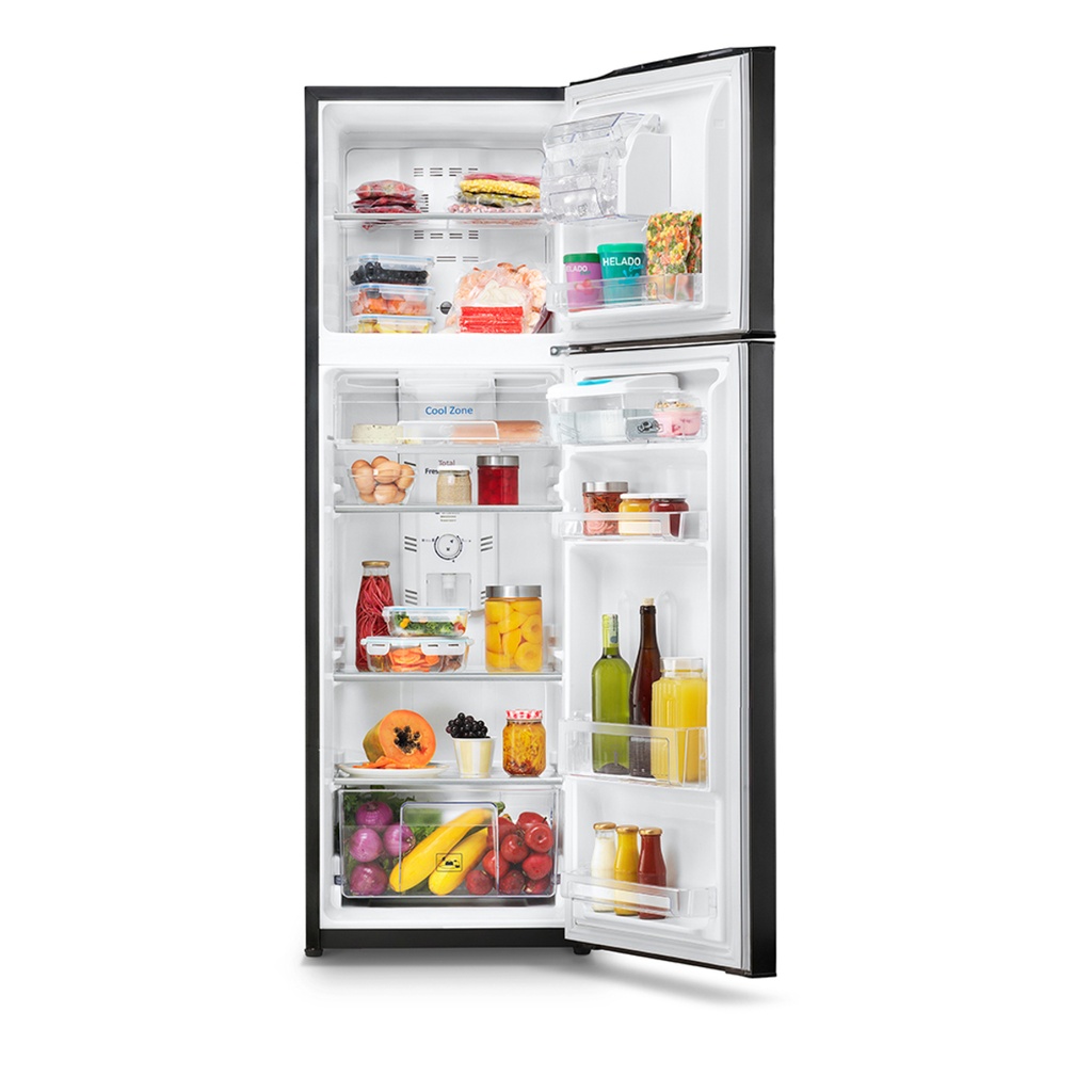 Refrigeradora MABE black steel 239L