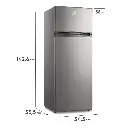 Refrigeradora Top Mount Frost 205L