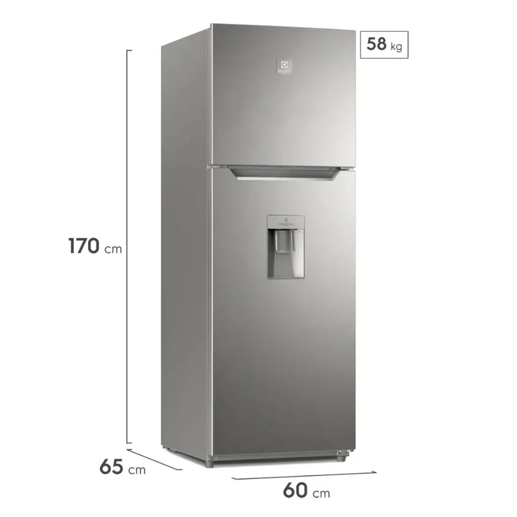 Refriferadora Top Mount No Frost 341L Dispensador de agua Electrolux