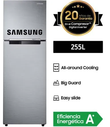 Refrigeradora SAMSUNG Top freezer 255L