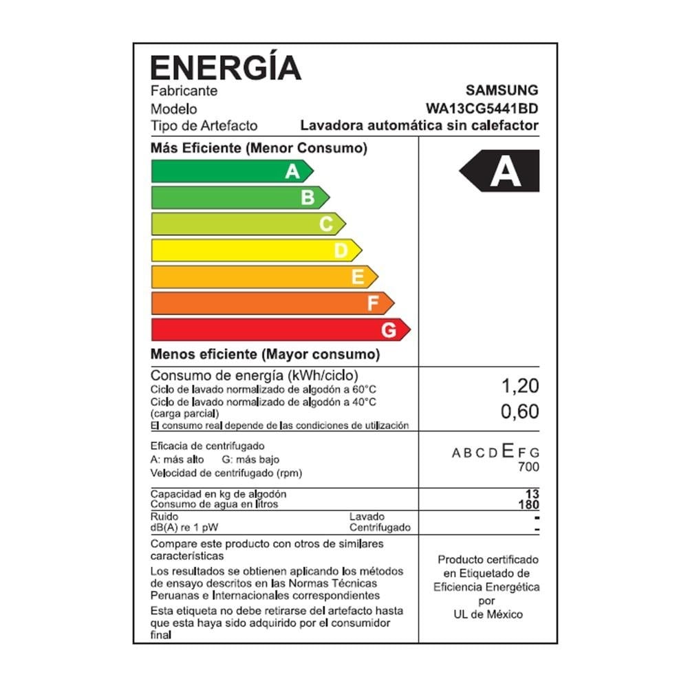 Lavadora SAMSUNG 13kg Ecobubble gris