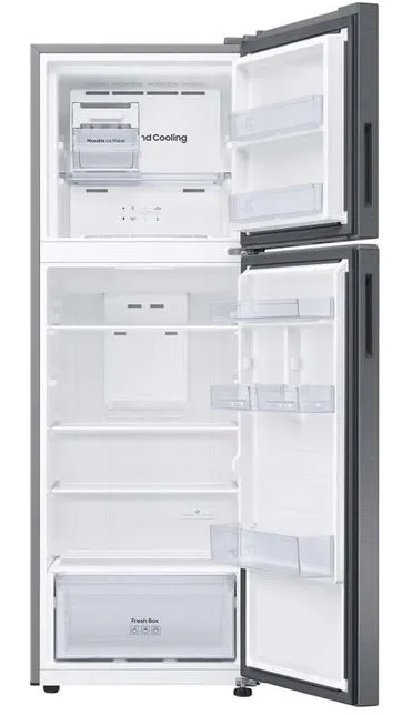 Refrigeradora SAMSUNG Top Mount Freezer 304L Silver