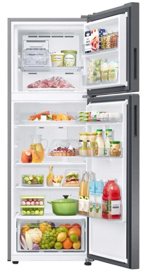 Refrigeradora SAMSUNG Top Mount Freezer 304L Silver