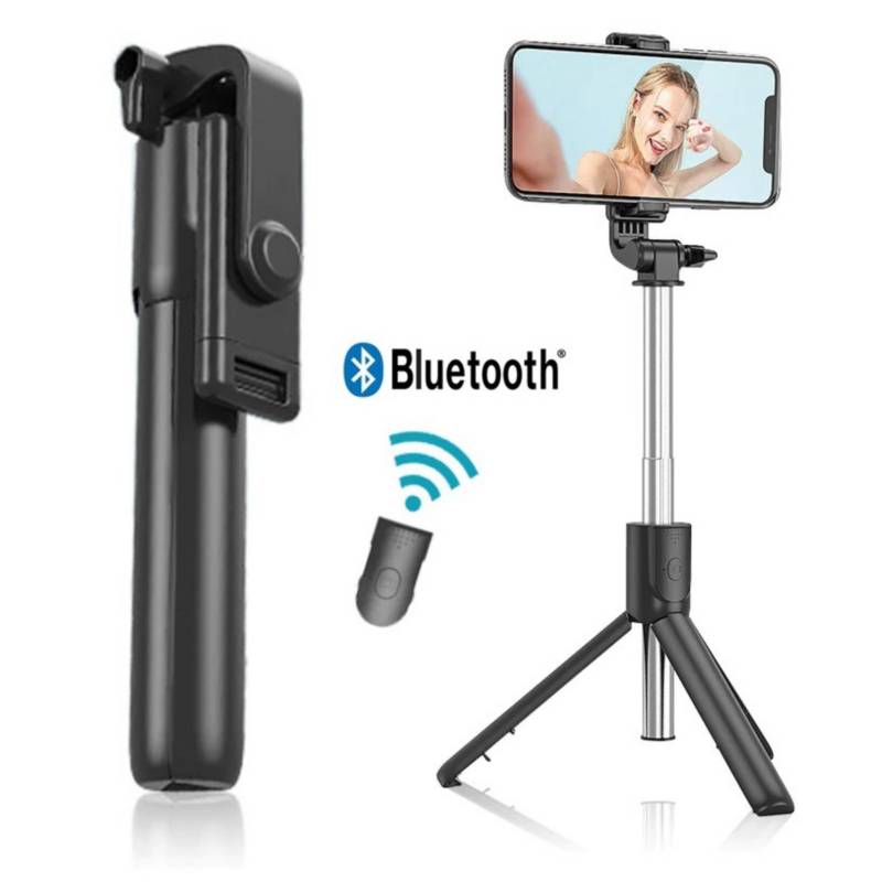 Palo selfie stick con trípode control bluetooth