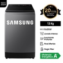 Lavadora SAMSUNG 13kg Ecobubble gris