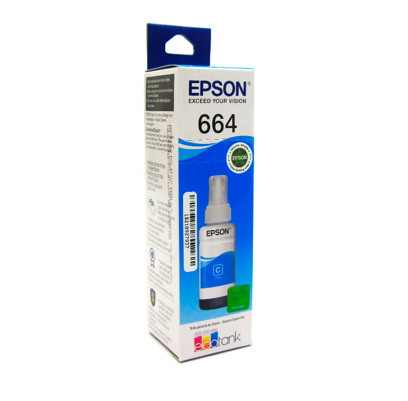 Tinta EPSON 664 CYAN