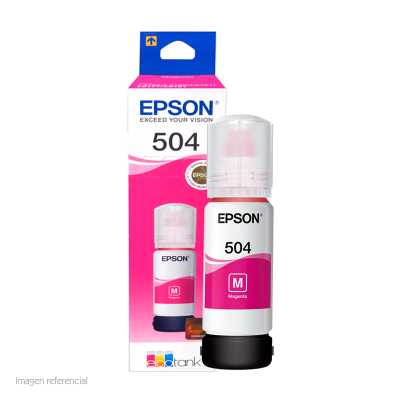 Tinta EPSON 504 MAGENTA