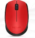 Mouse inalambrico LOGITECH M170 rojo