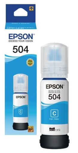 [STEPT504120] Tinta EPSON 504 CYAN