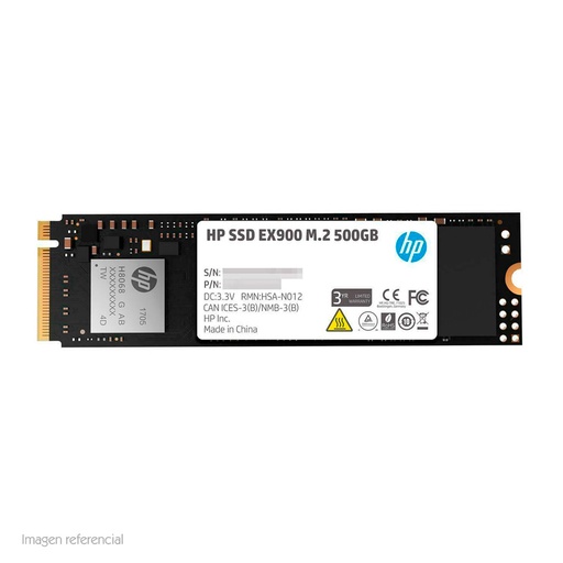 [SSDHP2YY44AA] Unidad de Estado Solido HP 500GB M.2