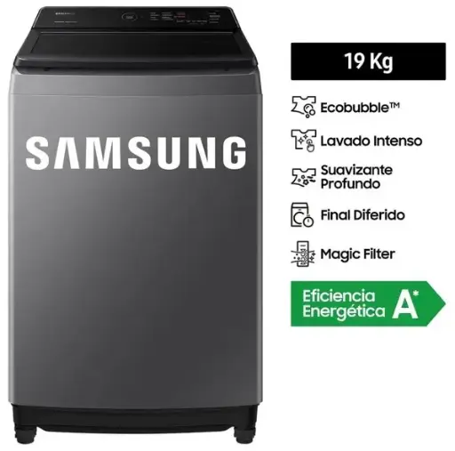 Lavadora Samsung 19kg ecobubble
