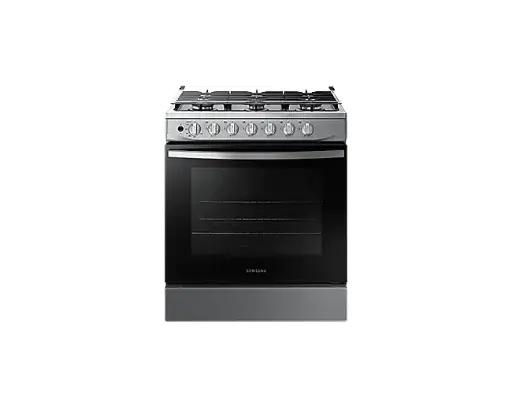 [NX52T3310PV] Cocina a gas SAMSUNG 6 hornillas Silver