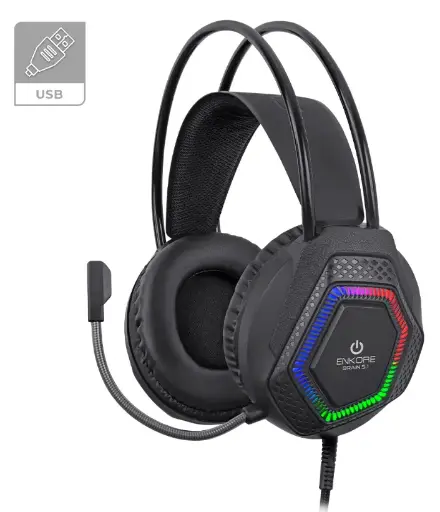 Audifonos gamer ENKORE Brain EKHG-1009U