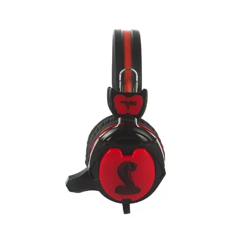 Audifonos gamer HALION  HA-S4 Cobra rojo